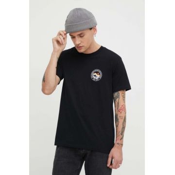 Billabong tricou din bumbac barbati, culoarea negru, cu imprimeu