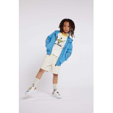 Kenzo Kids tricou de bumbac pentru copii culoarea alb, cu imprimeu