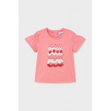 Mayoral tricou bebe culoarea roz