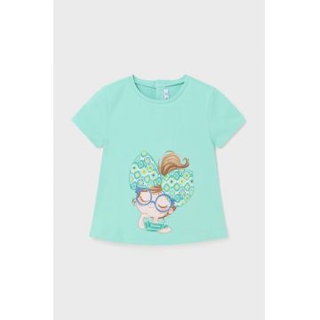 Mayoral tricou bebe culoarea turcoaz