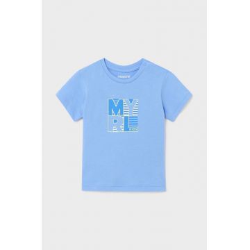 Mayoral tricou din bumbac pentru bebelusi cu imprimeu