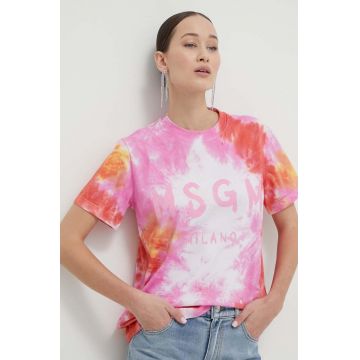 MSGM tricou din bumbac femei 3641MDM83.247288