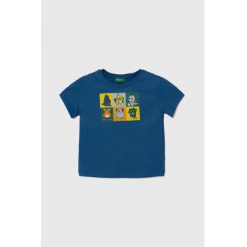 United Colors of Benetton tricou de bumbac pentru copii cu imprimeu