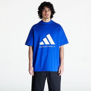 Tricou adidas Basketball Tee UNISEX Lucid Blue