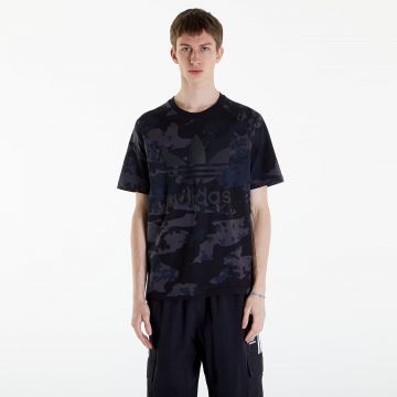 Tricou adidas Camo Trefoil Tee Black