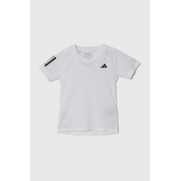 adidas Performance tricou copii culoarea alb, cu imprimeu