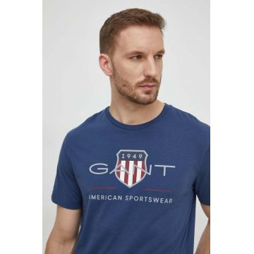 Gant tricou din bumbac cu imprimeu