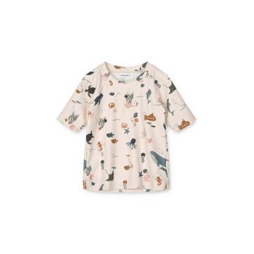 Liewood tricou de înot pentru copii Noah Printed Shortsleeve Swim Tee