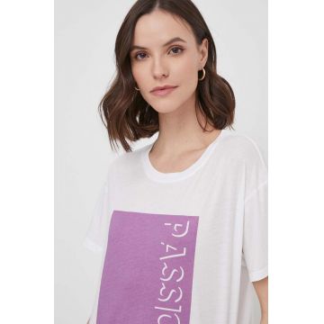 Mos Mosh tricou din bumbac femei, culoarea violet