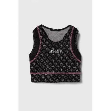 Sisley top copii culoarea negru