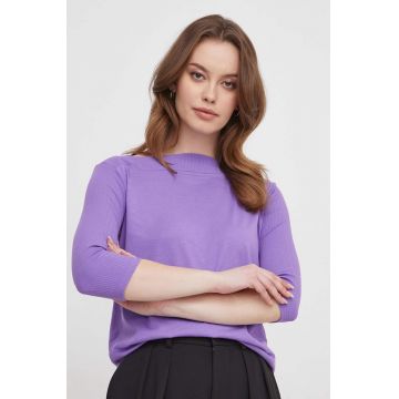 Sisley tricou femei, culoarea violet