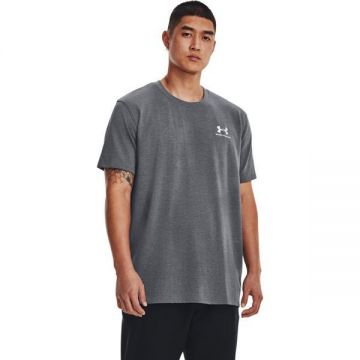 Tricou barbati Under Armour Ua Logo Emb Heavyweight Ss 1373997-012, M, Gri