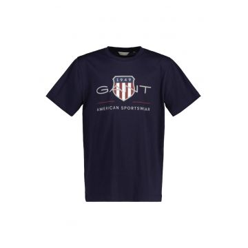 Tricou de bumbac cu logo Archive Shield