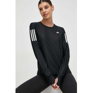 adidas Performance longsleeve pentru alergare Own the Run culoarea negru IN1568