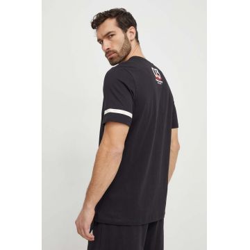 adidas tricou din bumbac bărbați, culoarea negru, cu imprimeu IN6251