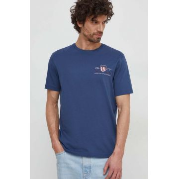 Gant tricou din bumbac cu imprimeu