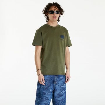 Tricou Tommy Jeans Regular Essential Flag Tee Drab Olive Green