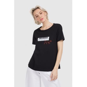 Tricou cu decolteu rotund