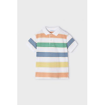 Tricou polo cu model in dungi