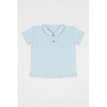 Tricou polo din amestec de in