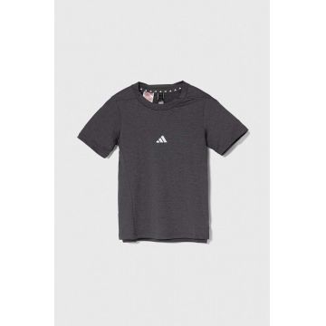 adidas tricou copii culoarea gri, cu imprimeu