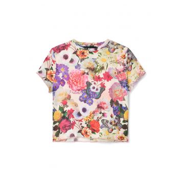 Tricou cu imprimeu floral