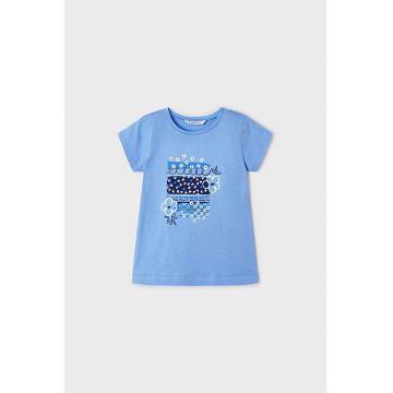 Tricou de bumbac cu imprimeu grafic