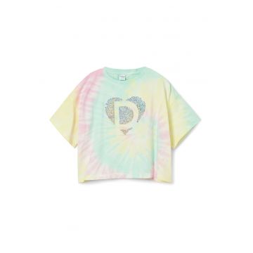 Tricou lejer cu imprimeu tie-dye