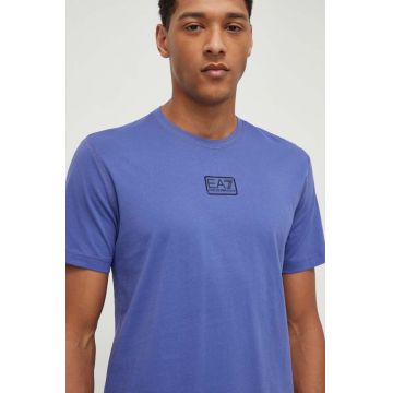 EA7 Emporio Armani tricou din bumbac barbati, neted