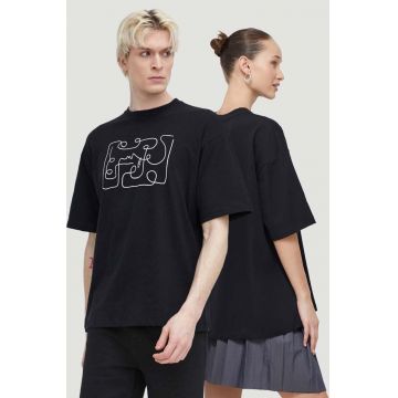 Kaotiko tricou din bumbac culoarea negru, cu imprimeu