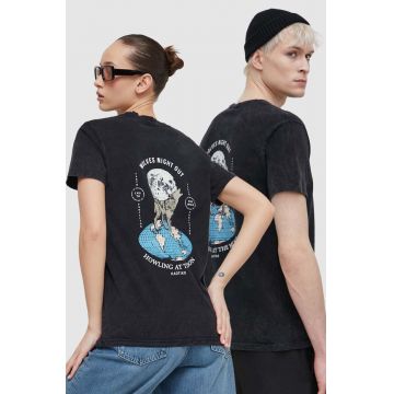 Kaotiko tricou din bumbac culoarea negru, cu imprimeu