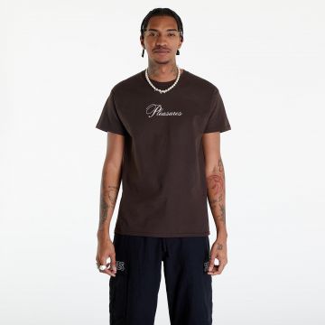 Tricou PLEASURES Stack T-Shirt Brown