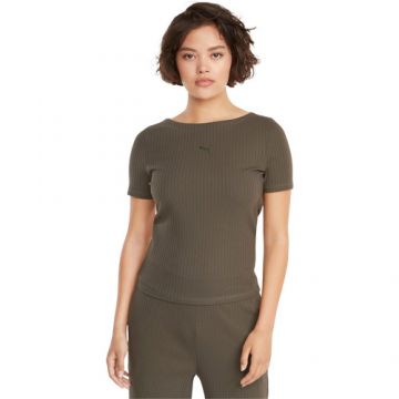 Tricou femei Puma Ribbed Slim 53191744