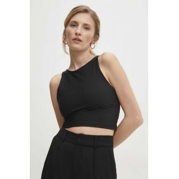 Answear Lab top femei, culoarea negru