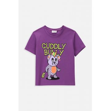 Coccodrillo tricou copii culoarea violet