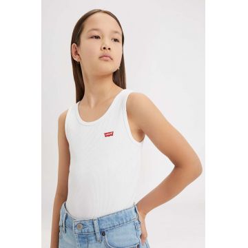 Levi's top copii culoarea alb