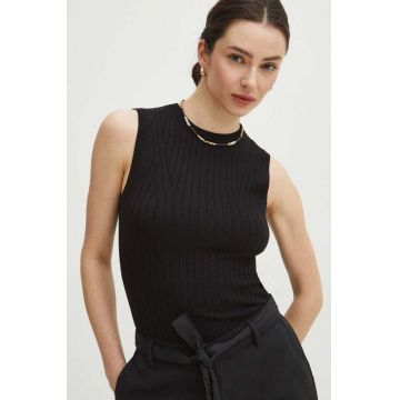 Medicine top femei, culoarea negru