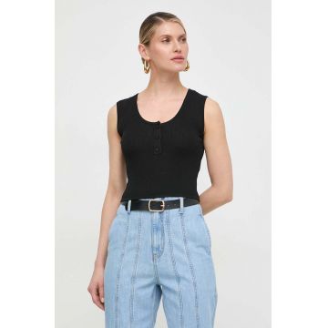 Silvian Heach top femei, culoarea negru