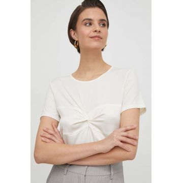 Sisley tricou femei, culoarea bej