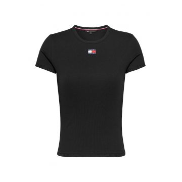 Tricou slim fit striat