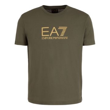 Tricou EMPORIO ARMANI EA7 pentru barbati TRAIN GOLD LABEL M TEE SS PIMA JS BIG LOGO - 3DPT08PJM9Z01846