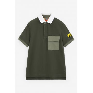 Tricou polo cu imprimeu text