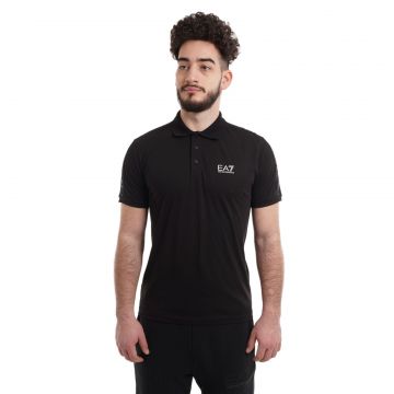 Tricou polo EMPORIO ARMANI EA7 pentru barbati TRAIN LOGO SERIES M TAPE POLO CO - 3DPF23PJ02Z00200