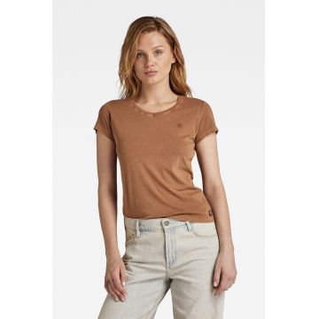 Tricou slim fit de bumbac organic