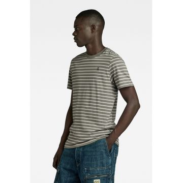 Tricou slim fit din bumbac organic