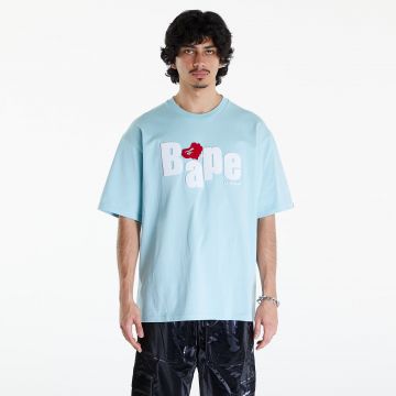 Tricou A BATHING APE Heart Ape Head Relaxed Fit Tee Sax