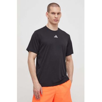 adidas Performance tricou de antrenament HIIT 3S culoarea negru, neted, IL7128