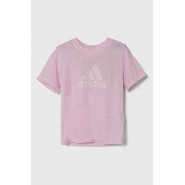 adidas tricou copii culoarea roz