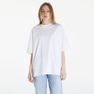 Tricou Calvin Klein Jeans Warp Logo Boyfriend T-Shirt White