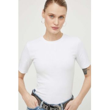 Samsoe Samsoe tricou femei, culoarea alb